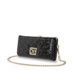 Cartera Mediana Flap 2 en 1 Charol color Negro - Imagen 5