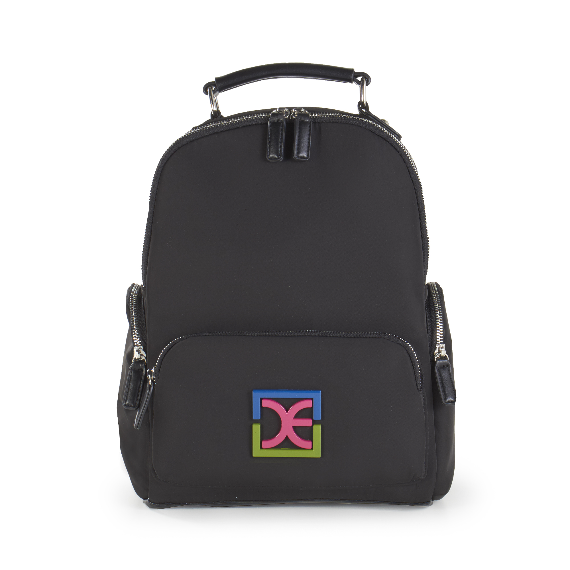 1BLCO23544NEG_1.jpg Mochila Grande Nylon Múltiples Compartimentos color Negro - Imagen 1