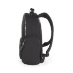 Mochila Grande Nylon Múltiples Compartimentos color Negro - Imagen 4