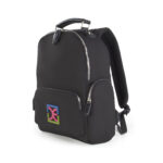 Mochila Grande Nylon Múltiples Compartimentos color Negro - Imagen 5