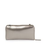 Cartera Grande 2-en-1 Cierre Sencillo Charol color Inox - Imagen 3