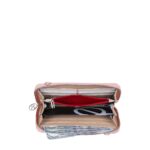 Cartera Grande Cierre Sencillo Doble Función color Rosa - Imagen 6