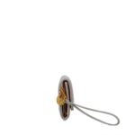 Cartera Flap Mediana Textil con Maneral color Gris - Imagen 2