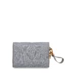 Cartera Flap Mediana Textil con Maneral color Gris - Imagen 3