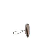 Cartera Flap Mediana Textil con Maneral color Gris - Imagen 4