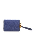 Cartera Flap Mediana Textil con Maneral color Azul Marino - Imagen 3