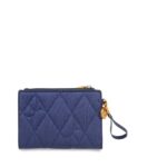 Cartera Flap Maxi Textil con Maneral color Azul Marino - Imagen 3