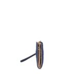 Cartera Flap Maxi Textil con Maneral color Azul Marino - Imagen 4