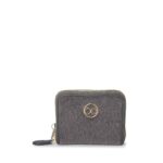 Cartera Chica Cierre Sencillo Faux Fur color Gris