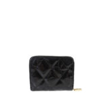 Cartera Chica Charol Acolchada a Rombos color Negro - Imagen 3