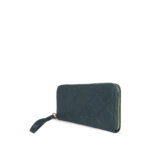 Cartera Grande Cierre Sencillo con Maneral color Azul Petróleo - Imagen 5