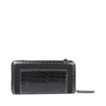 Cartera Grande 2 en 1 Cierre Sencillo Look Animal Skin color Negro - Imagen 3