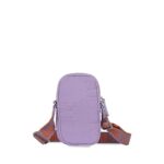 Cartera Porta Celular Nylon Acolchada color Lila - Imagen 3