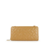 Cartera Grande 2 en 1 Cierre Sencillo Acolchada color Camel