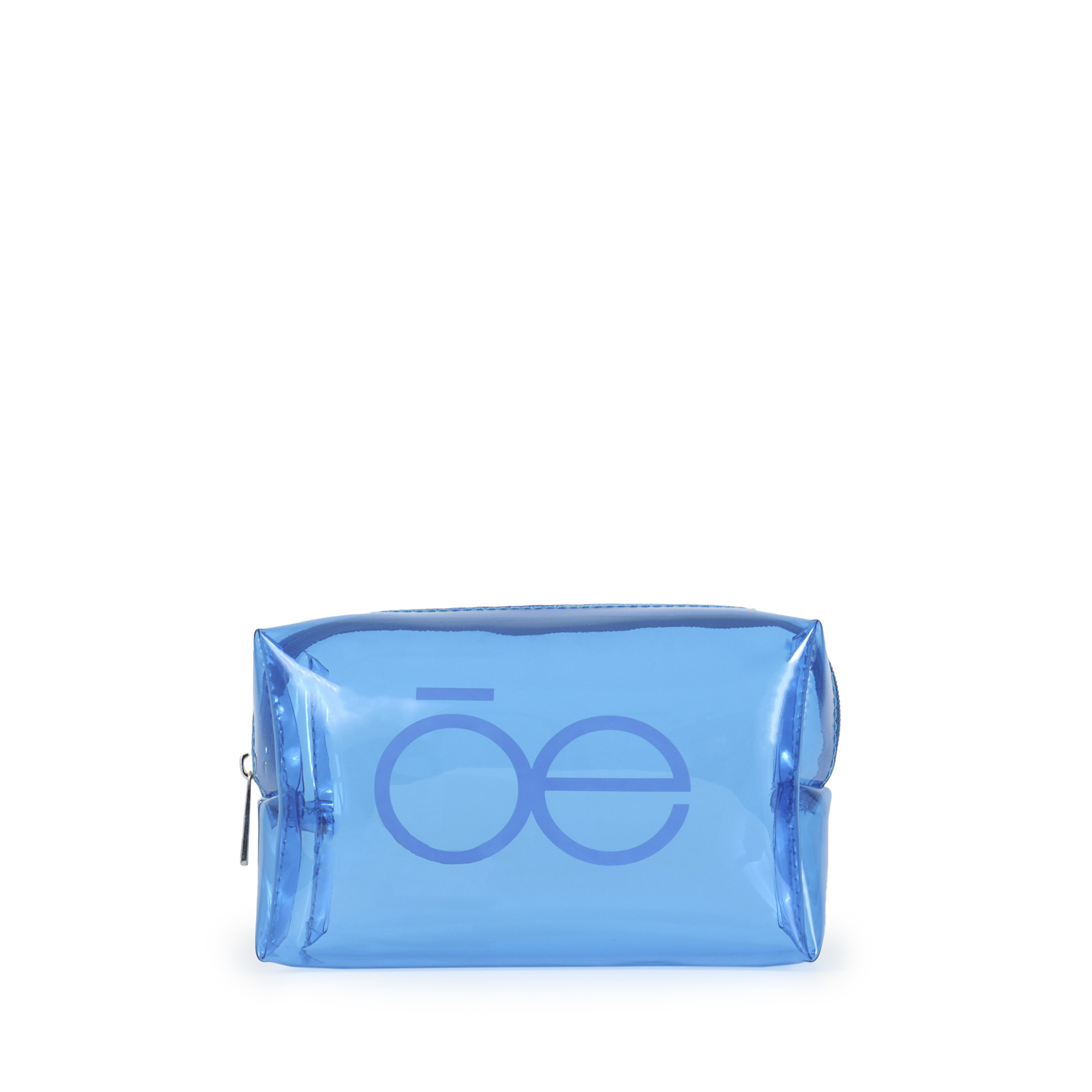 4CSCV22375ELE_1-1.jpg Cosmetiquera Chica Cierre Sencillo Material Mica color Azul Eléctrico - Imagen 1