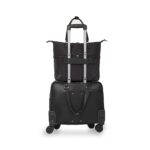 Set de Equipaje 20 Plg y Bolsa Tote de Nylon color Negro - Imagen 3