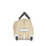 Duffle Bag Textil con Ruedas Cierres Resistentes al Agua color Fango - Imagen 4