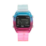 Reloj Digital Strap Transparente color Azul