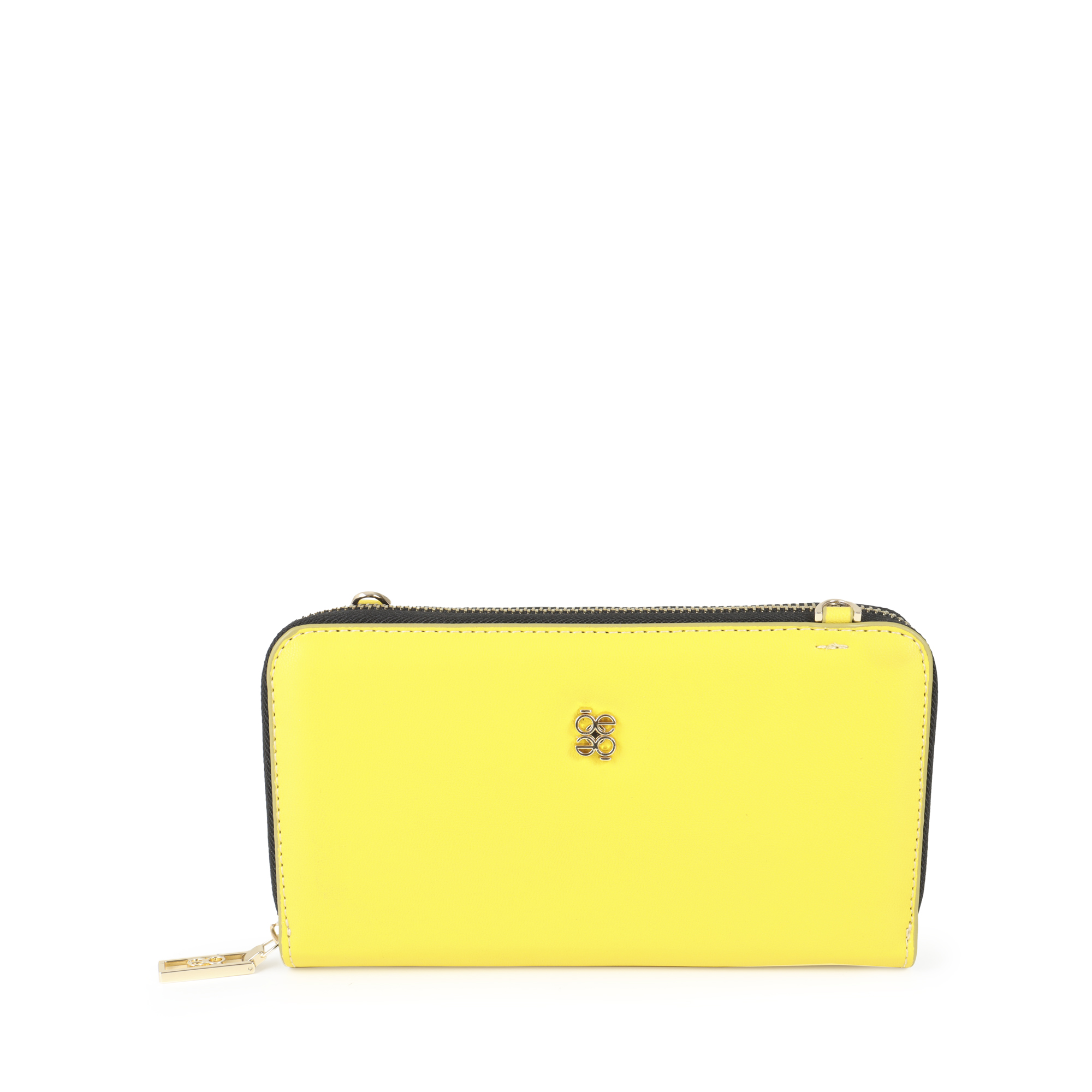 7BICV22982AMA_1.jpg Cartera Grande 2-en-1 Cierre Sencillo color Amarillo - Imagen 1