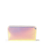 Cartera Grande Cierre Sencillo Charol Iridiscente color Rosa - Imagen 3