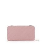 Cartera Grande 2-en-1 Cierre Sencillo Monograma Troquelado color Rosa - Imagen 3