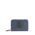 Cartera Mediana Cierre Sencillo con Maneral color Azul