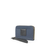 Cartera Mediana Cierre Sencillo con Maneral color Azul - Imagen 5