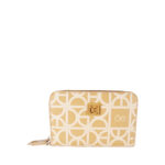 Cartera Mediana Cierre Sencillo con Maneral color Amarillo Ocre