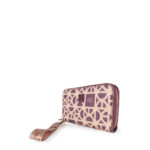 Cartera Grande Cierre Sencillo con Maneral color Rojo Tinto - Imagen 5