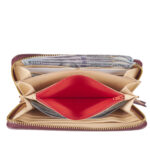 Cartera Grande Cierre Sencillo con Maneral color Rojo Tinto - Imagen 6