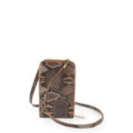 Cartera Vertical Cierre Sencillo Look Animal Skin color Café - Imagen 3