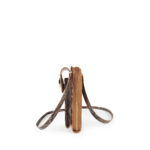 Cartera Vertical Cierre Sencillo Look Animal Skin color Café - Imagen 4