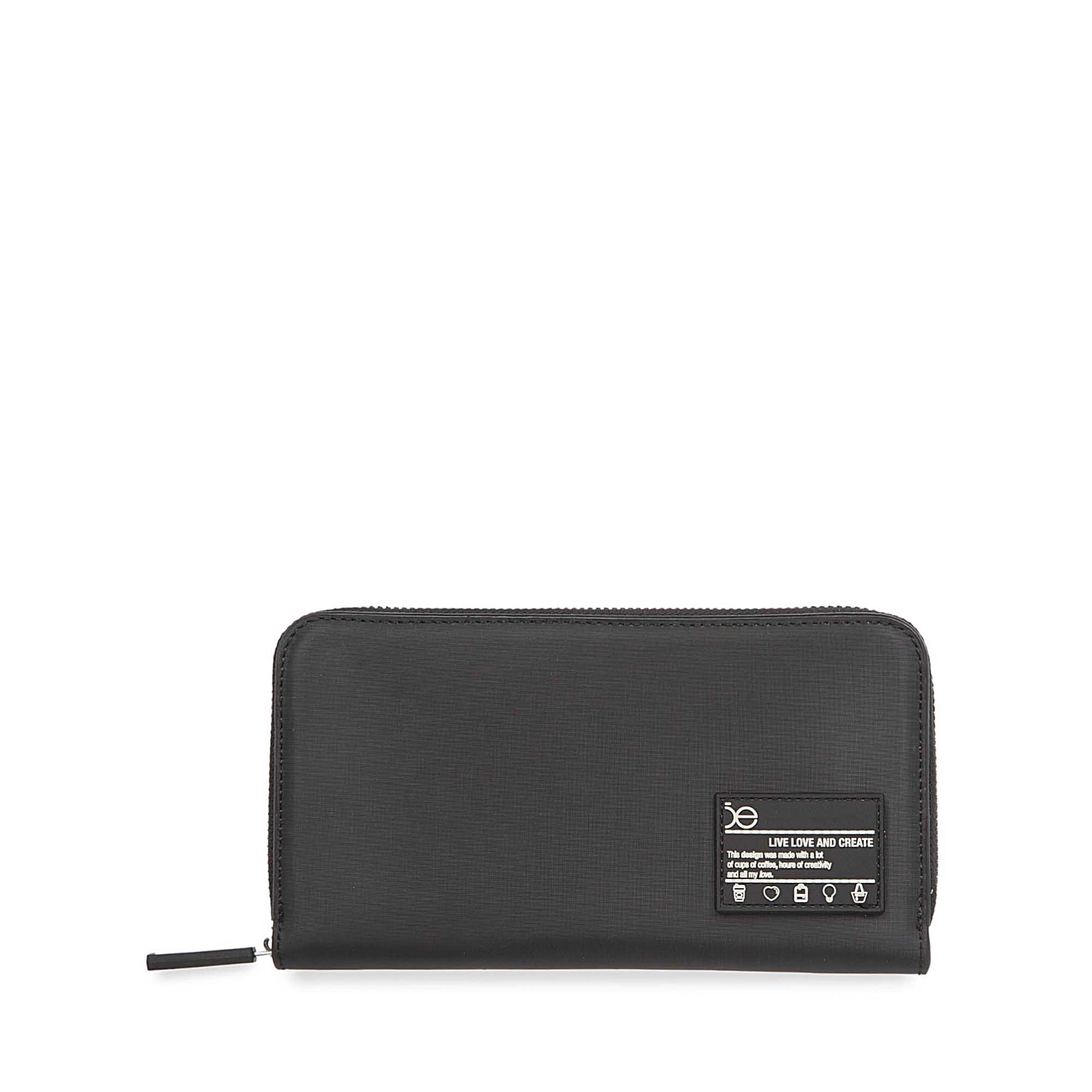 7BINP23065NEG_1.jpg Cartera Grande Cierre Sencillo color Negro - Imagen 1