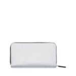 Cartera Grande Cierre Sencillo color Plata - Imagen 3