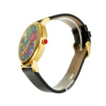 Reloj casual con correa de piel genuina y bisel de Acero inoxidable - Imagen 2
