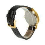 Reloj casual con correa de piel genuina y bisel de Acero inoxidable - Imagen 3