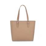 Bolsa Tote con Mascada color Camel - Imagen 3