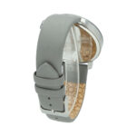 Reloj digital, estilo minimal con caja en acero y extensible en piel - Imagen 3