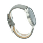 Reloj digital, estilo minimal con caja en acero y extensible en piel - Imagen 4