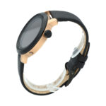 Reloj digital, estilo minimal con caja en acero y extensible en piel - Imagen 2