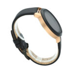 Reloj digital, estilo minimal con caja en acero y extensible en piel - Imagen 4