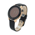 Reloj digital, estilo minimal con caja en acero y extensible en piel - Imagen 5