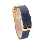 Reloj casual con logo como caja y carátula, correa de piel - Imagen 3