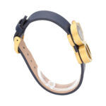 Reloj casual con logo como caja y carátula, correa de piel - Imagen 4