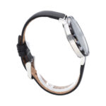 Reloj Cloe de piel genuina con caja en acero inoxidable y bisel de acetato con efecto mármol - Imagen 4