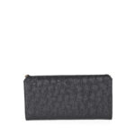 Cartera Flap Grande Look Animal Skin color Negro - Imagen 3