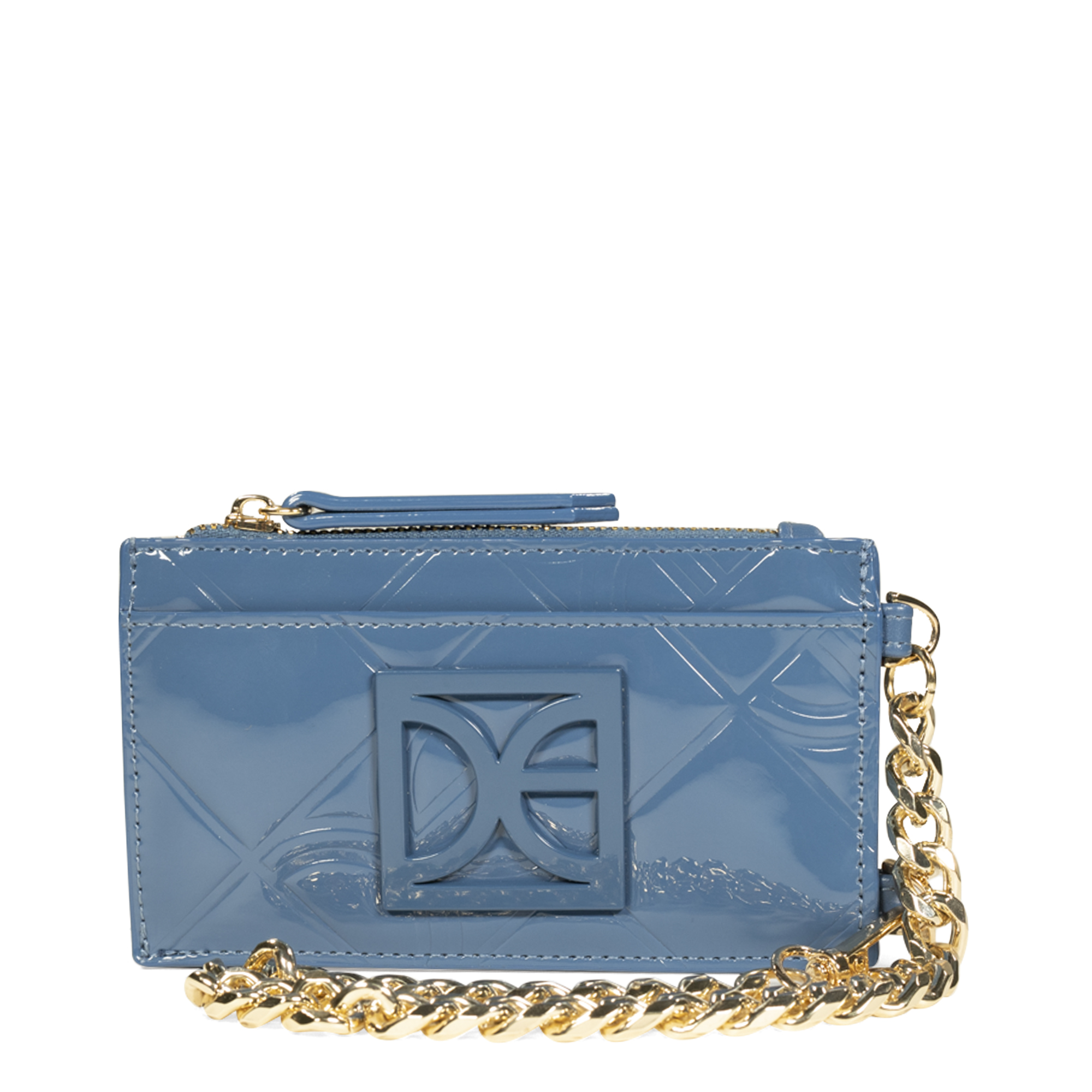 1BICV24885AZU_1.jpg Tarjetero Mediano con Maneral de Cadena color Azul - Imagen 1