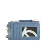 Tarjetero Mediano con Maneral de Cadena color Azul - Imagen 3