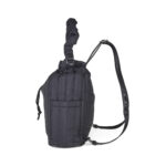 Mochila Mediana Nylon Acolchado color Negro - Imagen 4