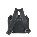 Mochila Mediana Acolchada a Cuadros color Negro - Imagen 3